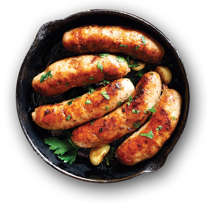 Plate of Sausages